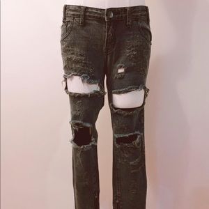 One tea spoon black jeans (low waist)